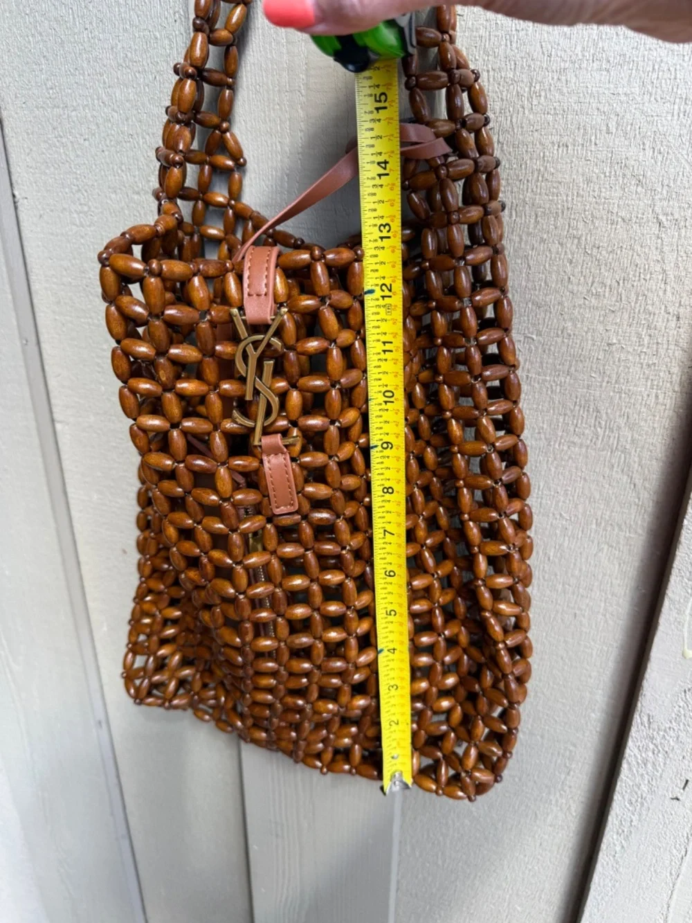 YSL Wooden Bead tote bag LE (read description) - Picture 4 of 11